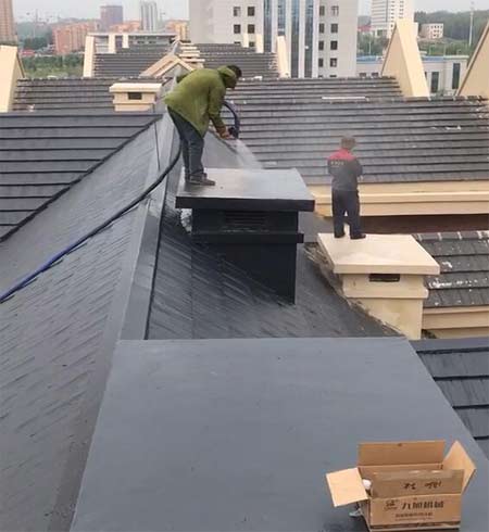 屋面聚脲防水涂料施工(圖1) 屋面聚脲防水涂料施工