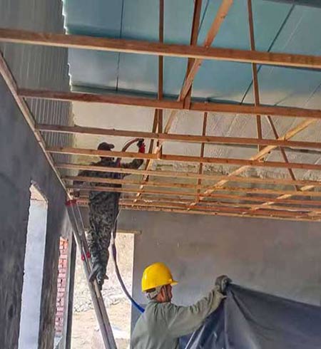 養(yǎng)殖場頂棚保溫用什么材料(圖2) 養(yǎng)殖場頂棚保溫案例